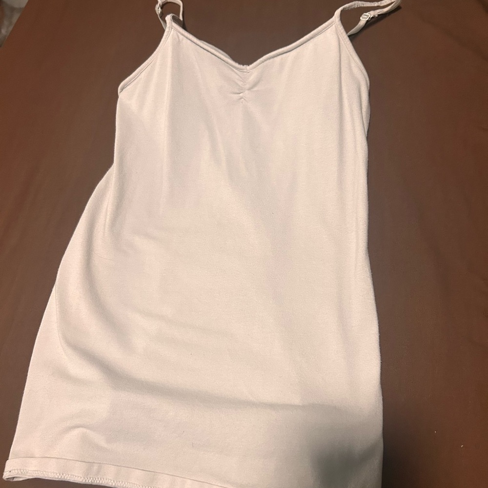 White Spaghetti Strap Dress